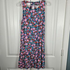 Ann Taylor Loft Dress | Midi Sleeveless Floral Sundress Size SP